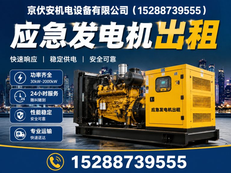 林芝发电机租赁展示图
